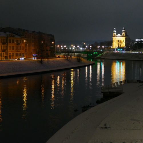 Nacht-Stimmung in Vilnius