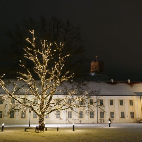 Nacht-Stimmung in Vilnius